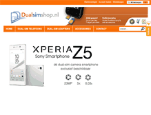 Tablet Screenshot of dualsimshop.nl